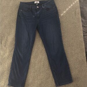 PAIGE Women's Dark Blue Skinny Jeans